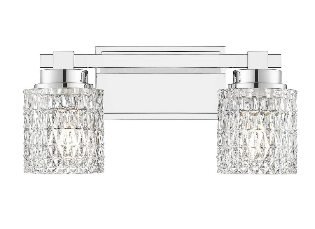 Jacqueline Two Light Vanity in Chrome Z-Lite Canada
