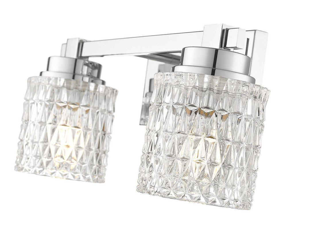 Jacqueline Two Light Vanity in Chrome Z-Lite Canada