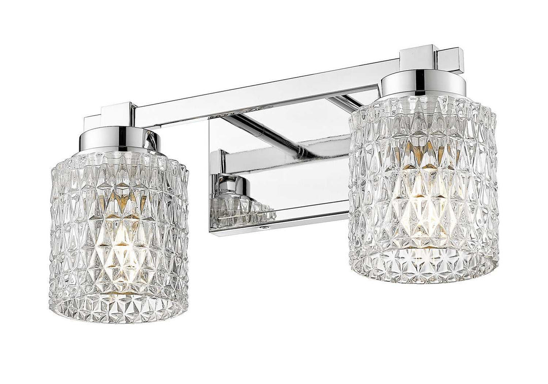 Jacqueline Two Light Vanity in Chrome Z-Lite Canada