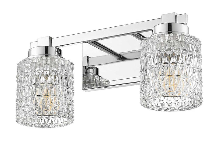 Jacqueline Two Light Vanity in Chrome Z-Lite Canada