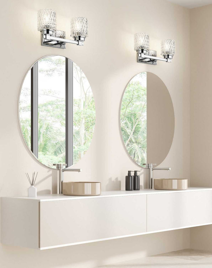 Jacqueline Two Light Vanity in Chrome Z-Lite Canada