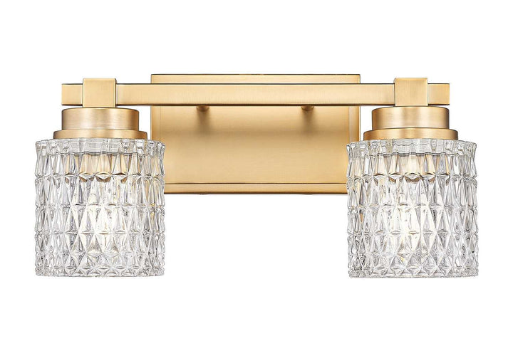 Jacqueline Two Light Vanity in Modern Gold Z-Lite Canada
