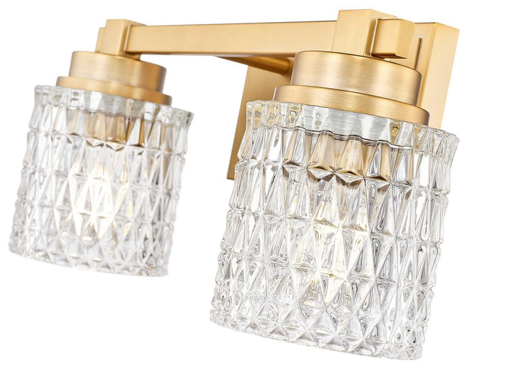 Jacqueline Two Light Vanity in Modern Gold Z-Lite Canada