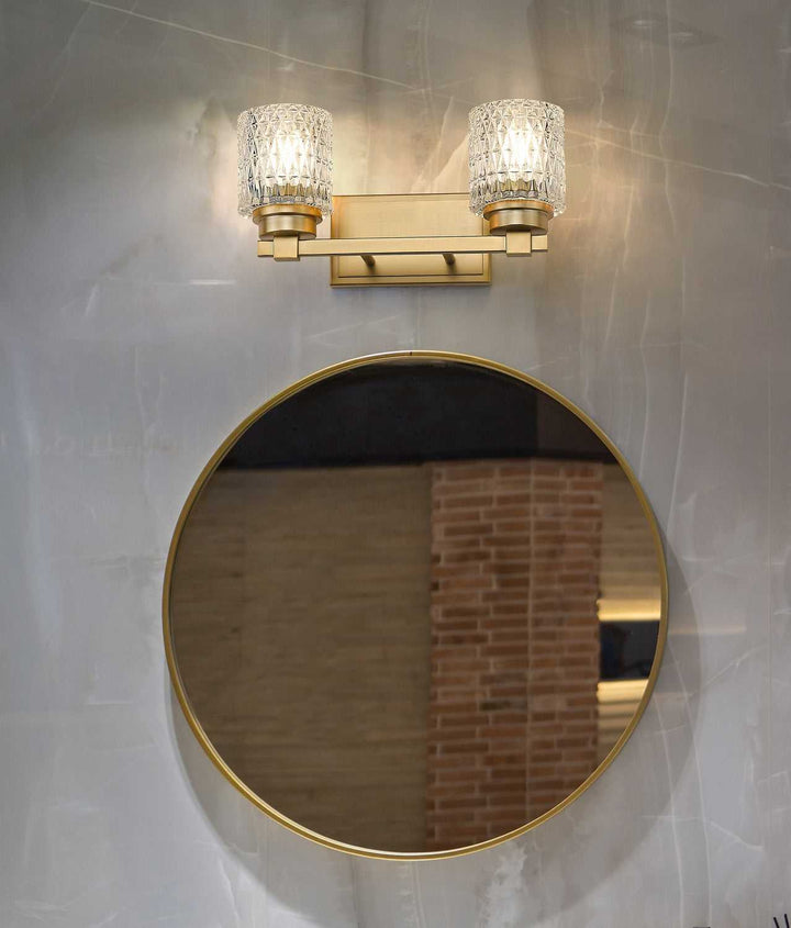 Jacqueline Two Light Vanity in Modern Gold Z-Lite Canada