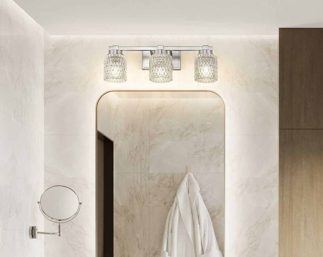 Jacqueline Three Light Vanity in Brushed Nickel Z-Lite Canada