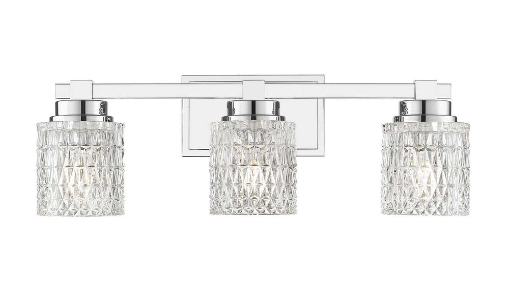Jacqueline Three Light Vanity in Chrome Z-Lite Canada