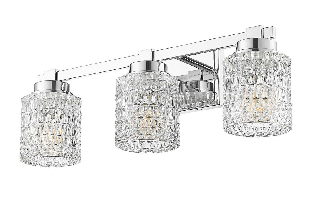 Jacqueline Three Light Vanity in Chrome Z-Lite Canada