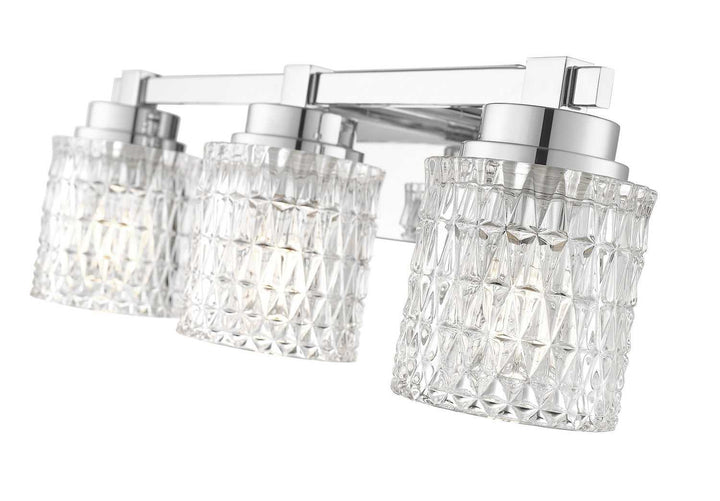 Jacqueline Three Light Vanity in Chrome Z-Lite Canada