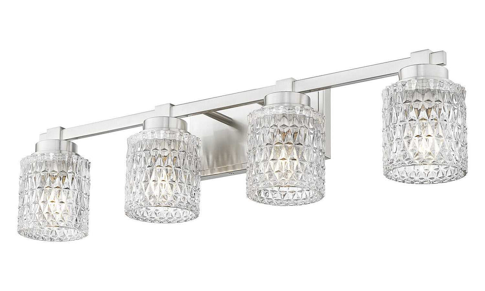Jacqueline Four Light Vanity in Brushed Nickel Z-Lite Canada