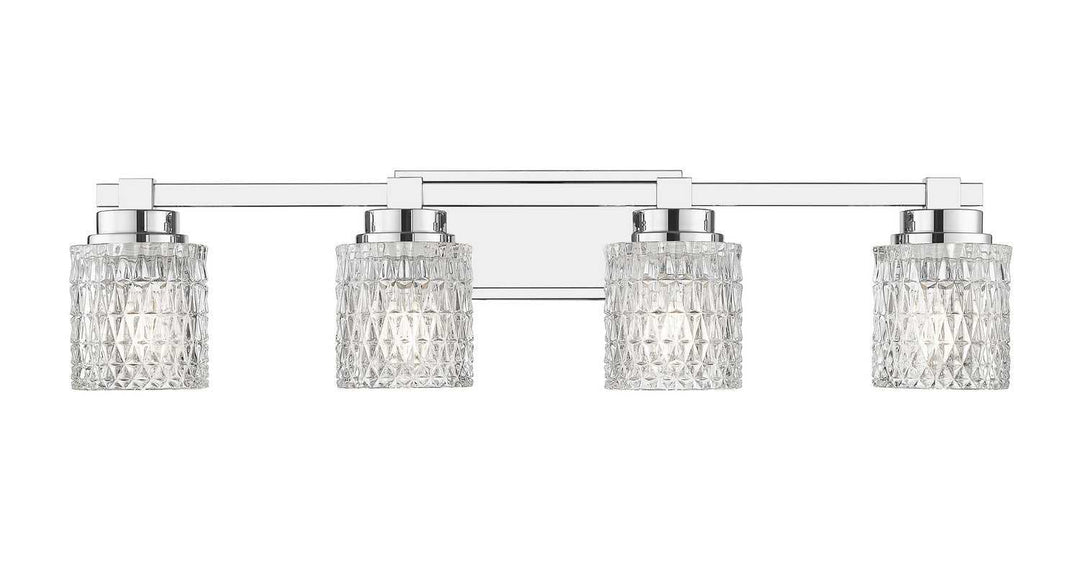 Jacqueline Four Light Vanity in Chrome Z-Lite Canada