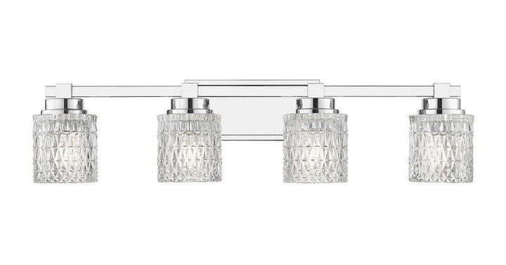 Jacqueline Four Light Vanity in Chrome Z-Lite Canada