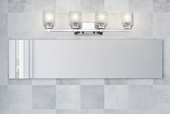 Jacqueline Four Light Vanity in Chrome Z-Lite Canada