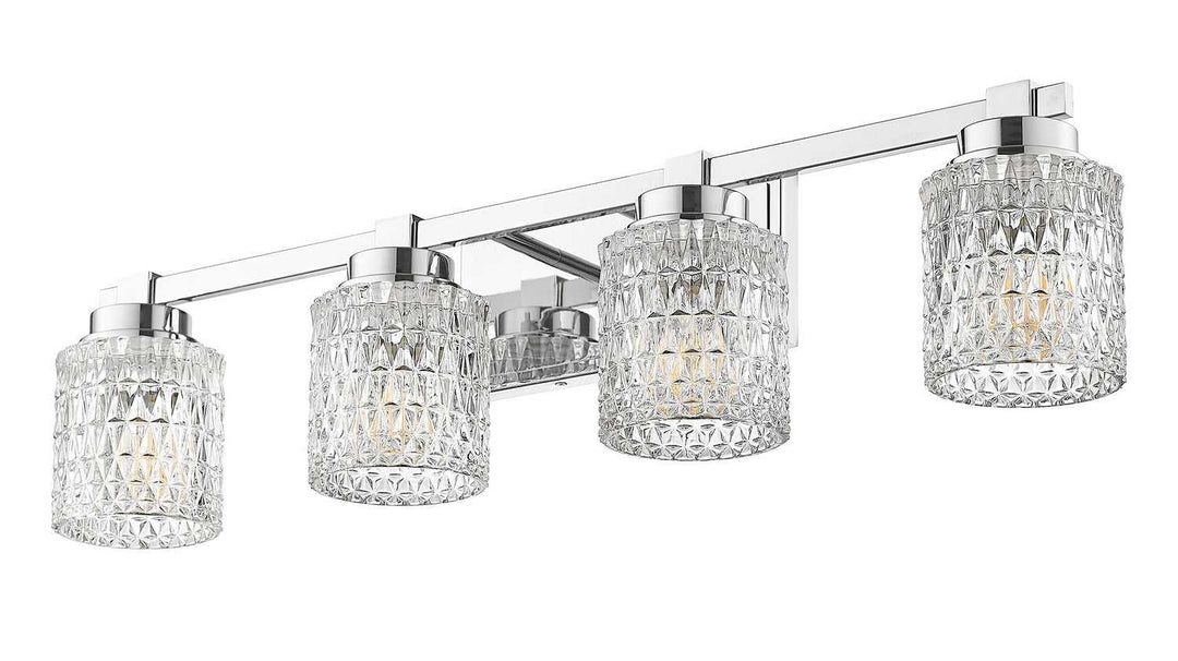 Jacqueline Four Light Vanity in Chrome Z-Lite Canada