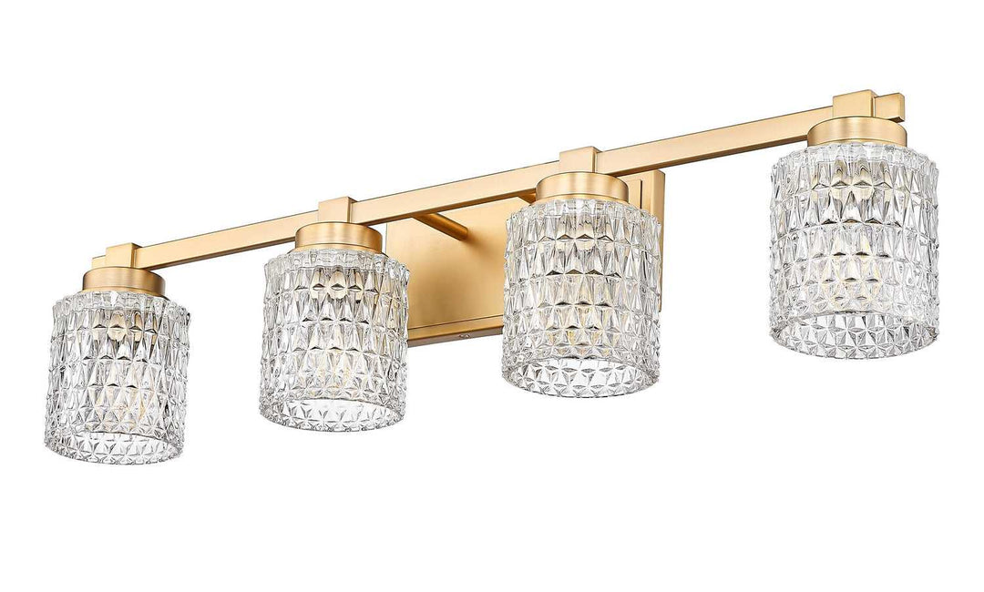 Jacqueline Four Light Vanity in Modern Gold Z-Lite Canada