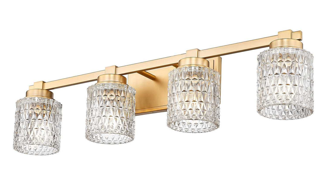 Jacqueline Four Light Vanity in Modern Gold Z-Lite Canada
