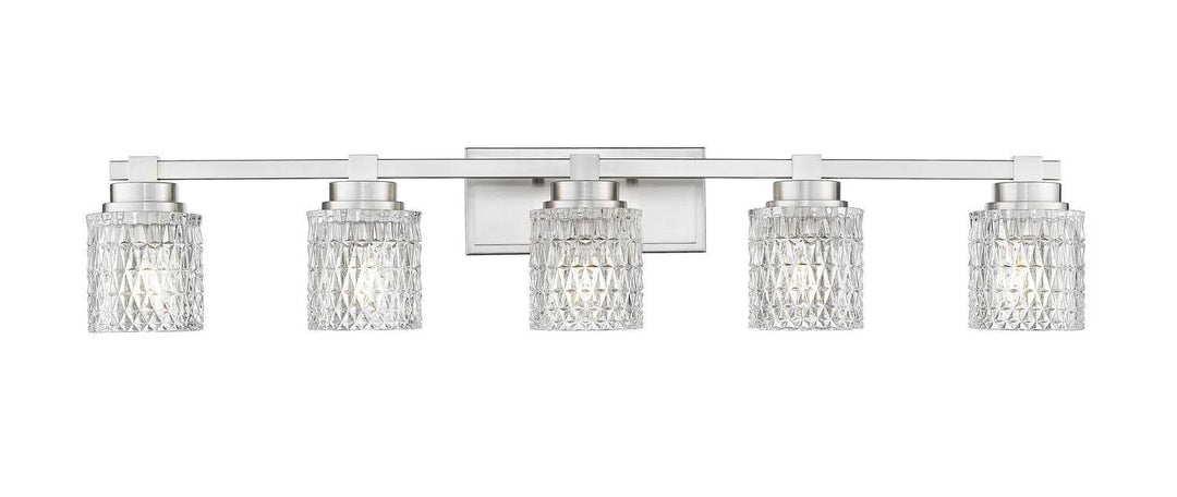 Jacqueline Five Light Vanity in Brushed Nickel Z-Lite Canada
