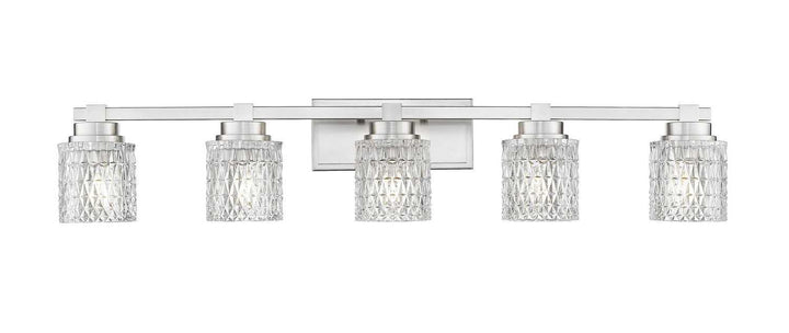 Jacqueline Five Light Vanity in Brushed Nickel Z-Lite Canada