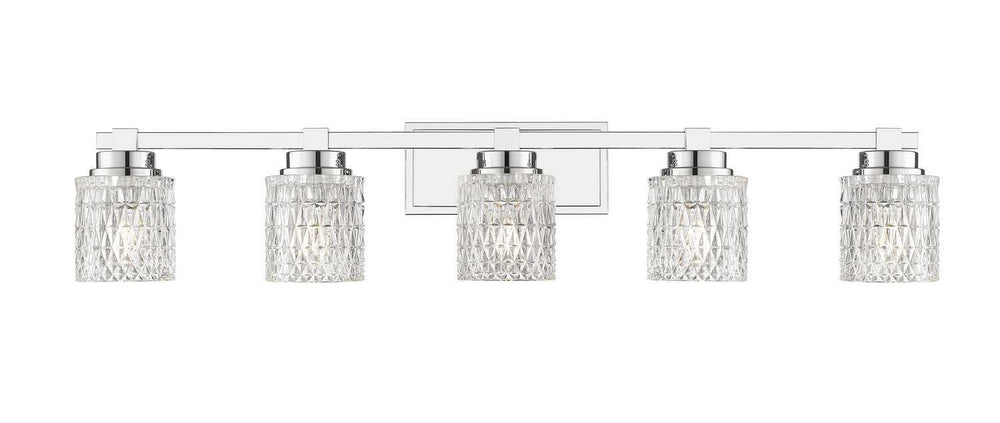 Jacqueline Five Light Vanity in Chrome Z-Lite Canada