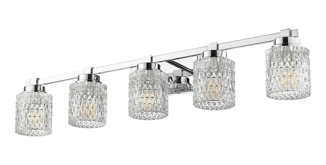 Jacqueline Five Light Vanity in Chrome Z-Lite Canada
