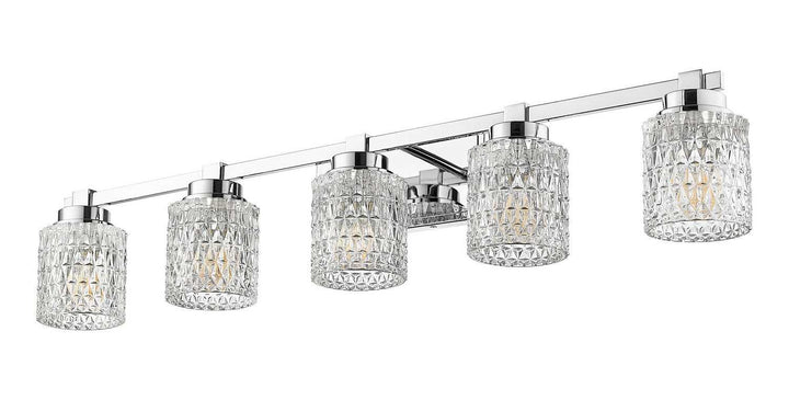 Jacqueline Five Light Vanity in Chrome Z-Lite Canada