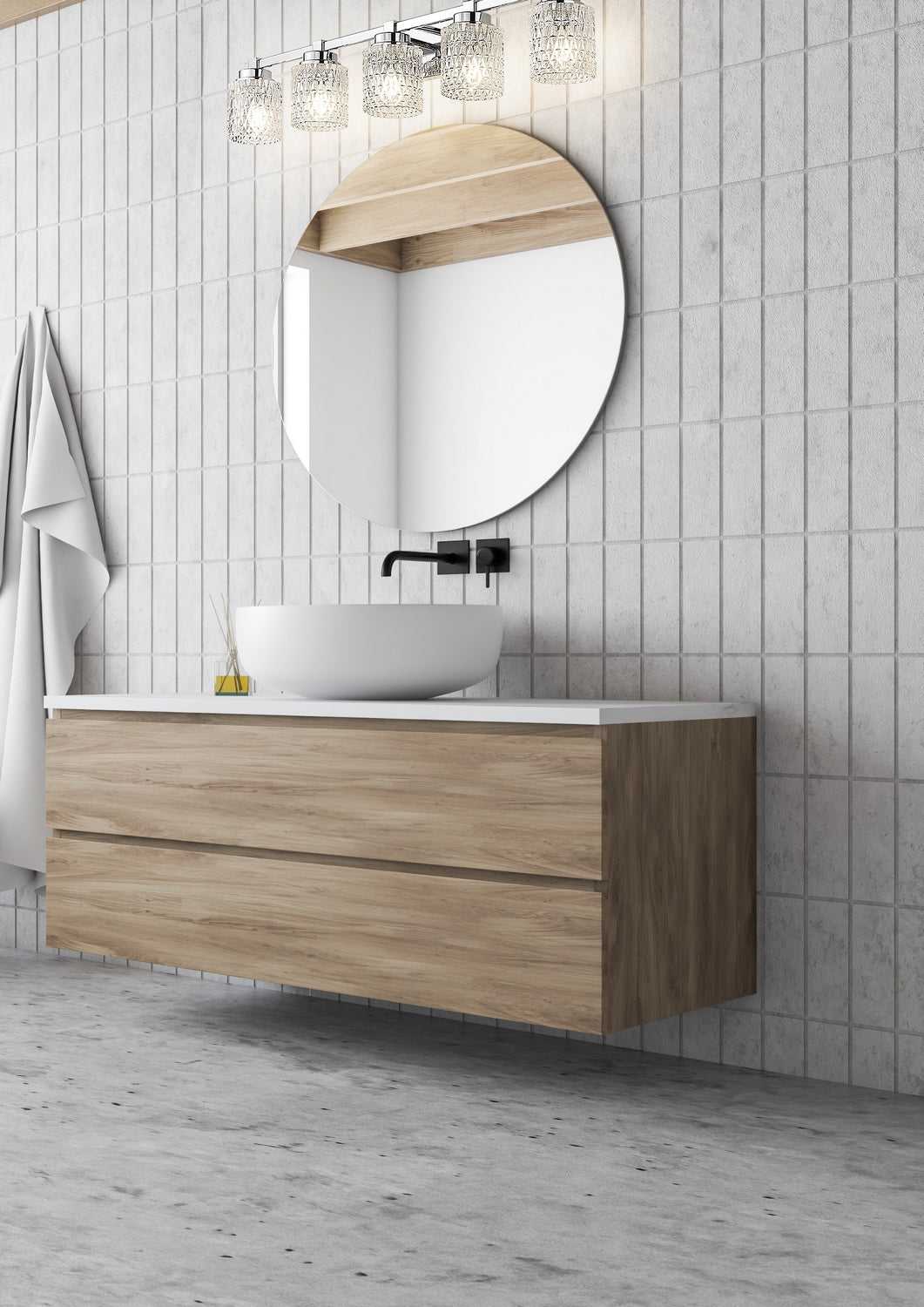 Jacqueline Five Light Vanity in Chrome Z-Lite Canada