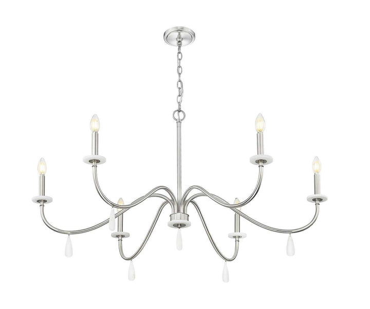 Toussant Six Light Chandelier in Brushed Nickel Z-Lite Canada