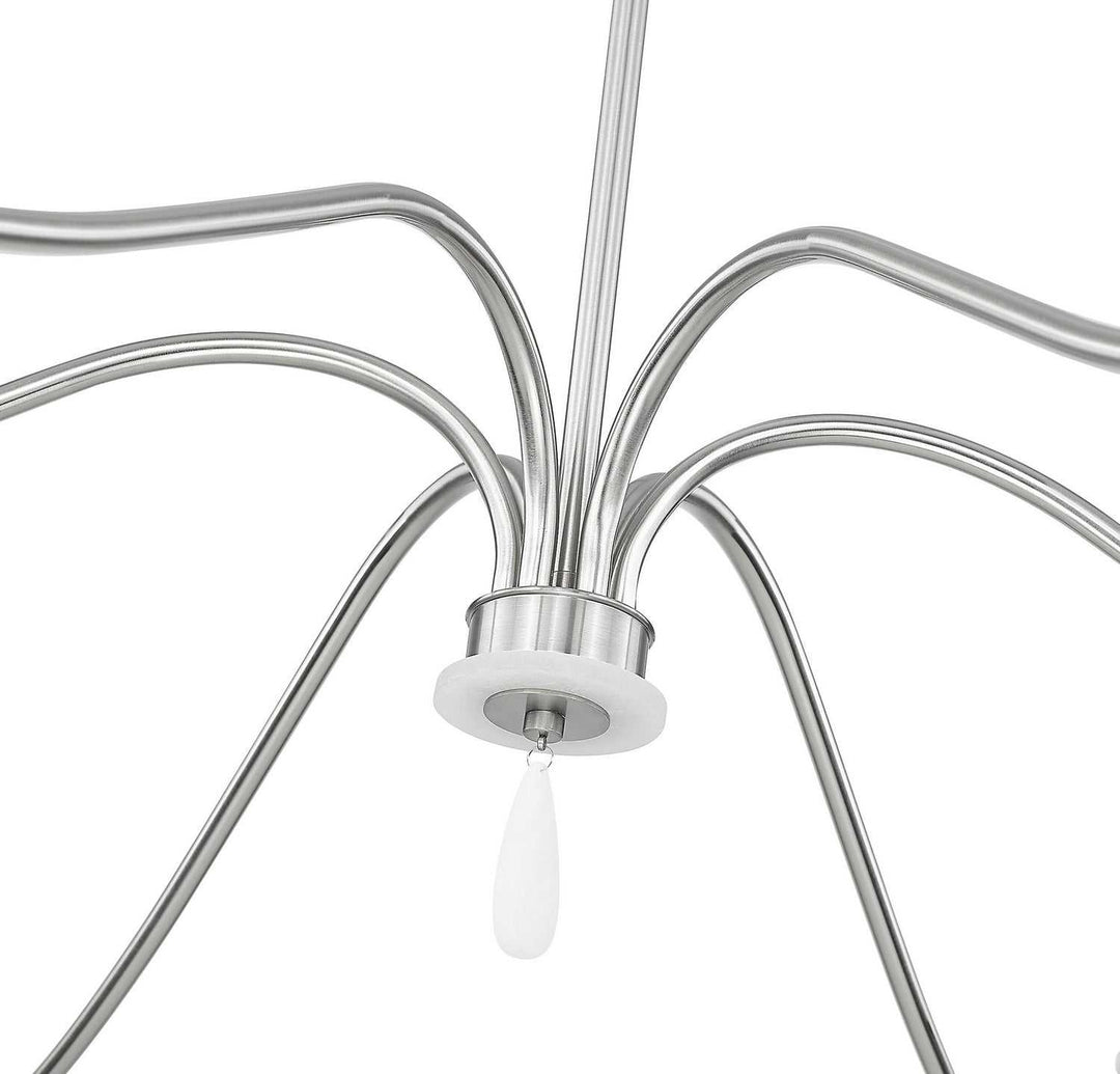 Toussant Six Light Chandelier in Brushed Nickel Z-Lite Canada