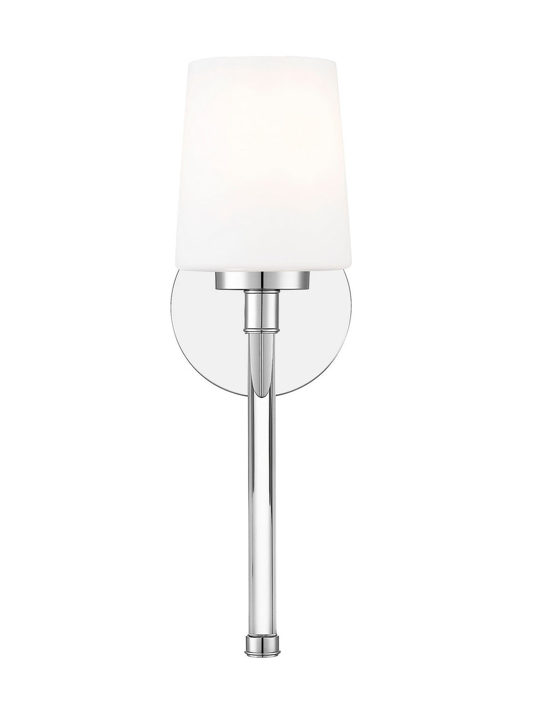 Henri One Light Wall Sconce in Chrome Z-Lite Canada