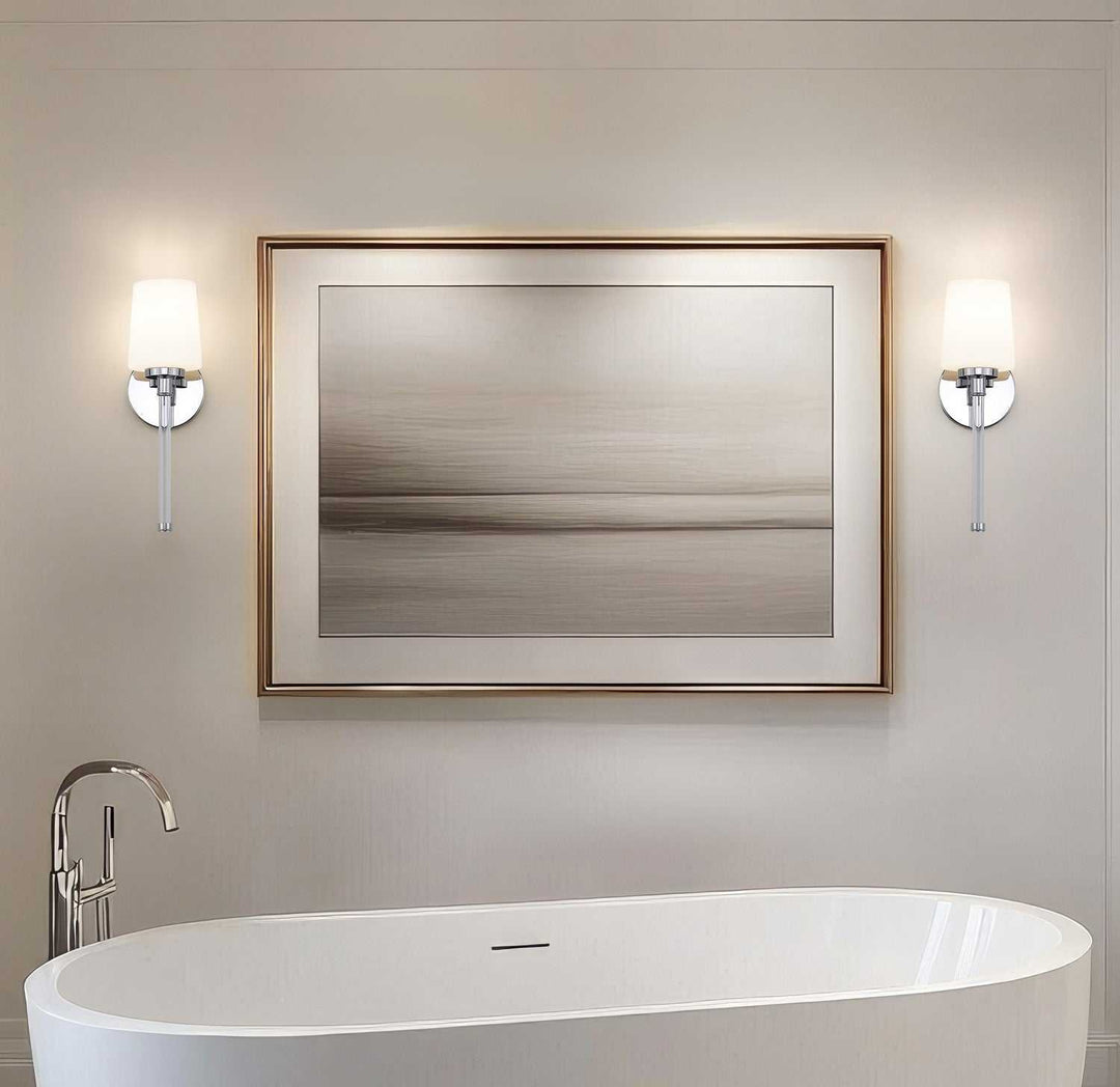 Henri One Light Wall Sconce in Chrome Z-Lite Canada