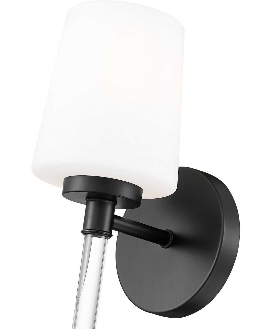 Henri One Light Wall Sconce in Matte Black Z-Lite Canada
