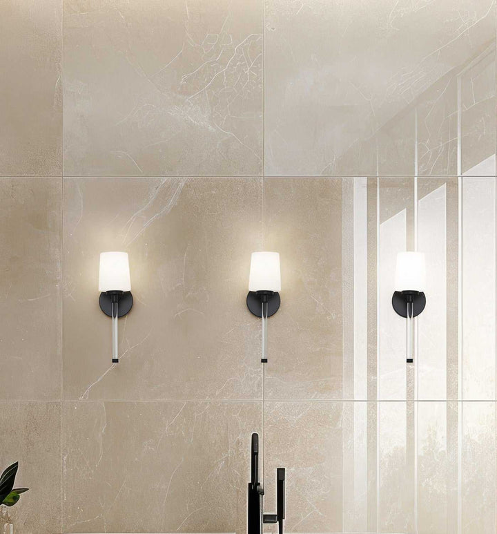 Henri One Light Wall Sconce in Matte Black Z-Lite Canada