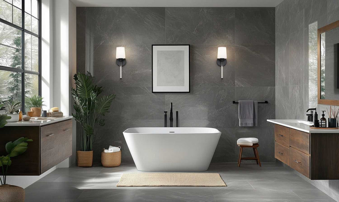 Henri One Light Wall Sconce in Matte Black Z-Lite Canada