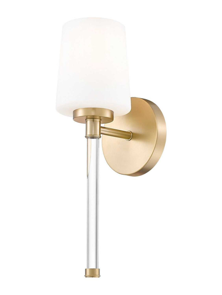 Henri One Light Wall Sconce in Modern Gold Z-Lite Canada