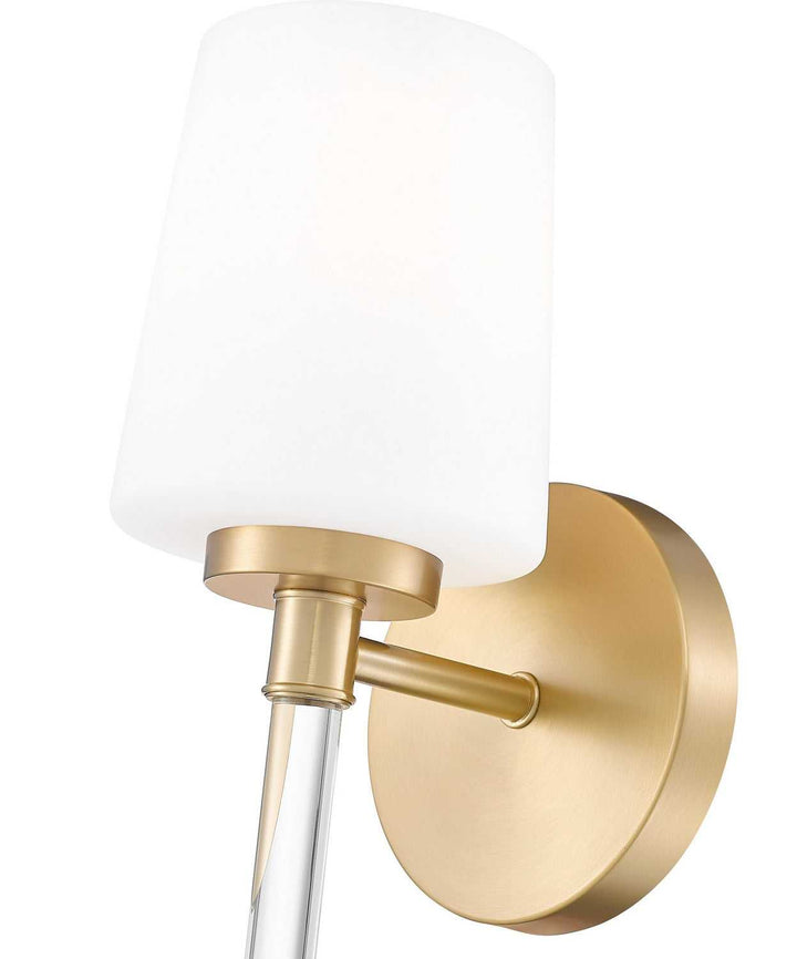 Henri One Light Wall Sconce in Modern Gold Z-Lite Canada
