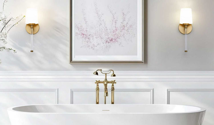 Henri One Light Wall Sconce in Modern Gold Z-Lite Canada