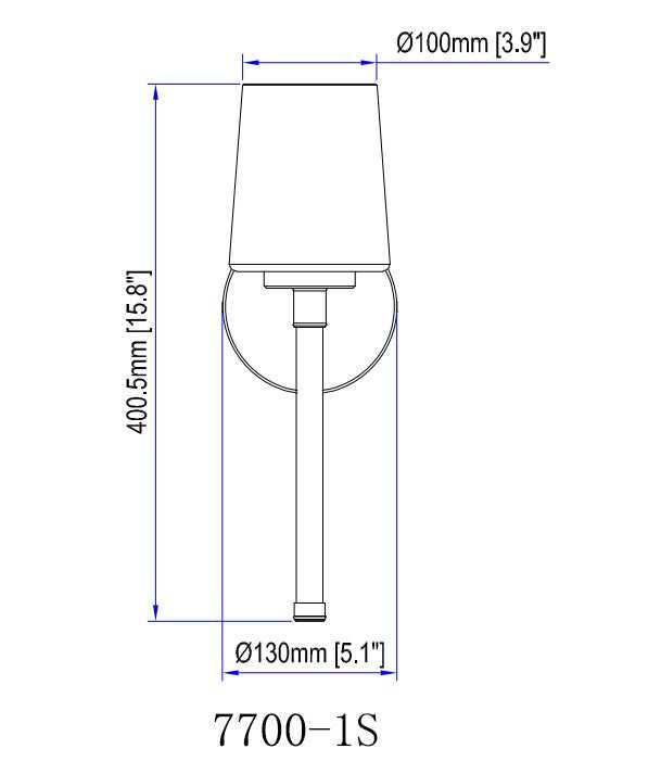 Henri One Light Wall Sconce in Modern Gold Z-Lite Canada