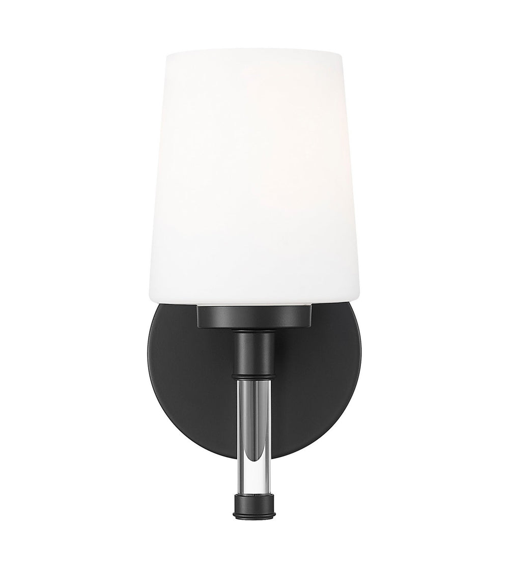 Henri One Light Vanity in Matte Black Z-Lite Canada