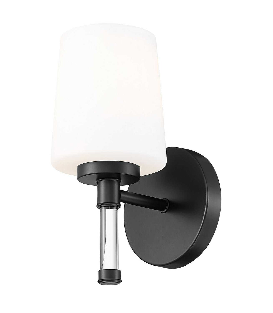 Henri One Light Vanity in Matte Black Z-Lite Canada