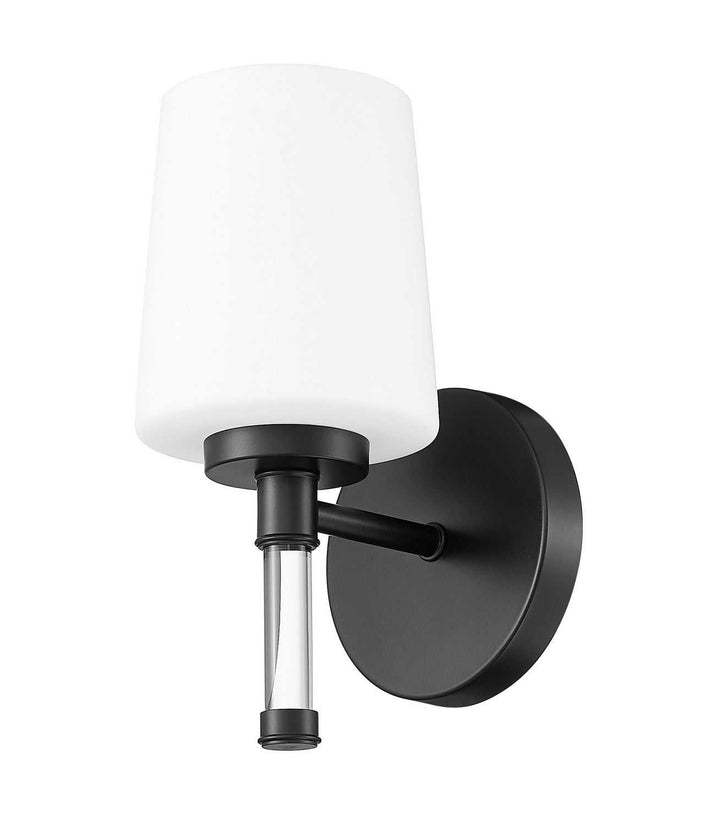 Henri One Light Vanity in Matte Black Z-Lite Canada