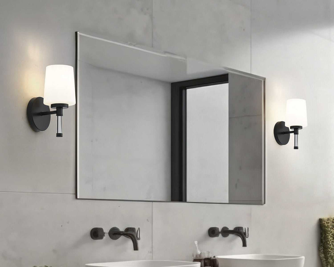 Henri One Light Vanity in Matte Black Z-Lite Canada