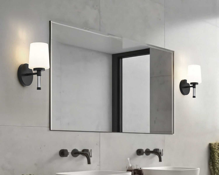 Henri One Light Vanity in Matte Black Z-Lite Canada