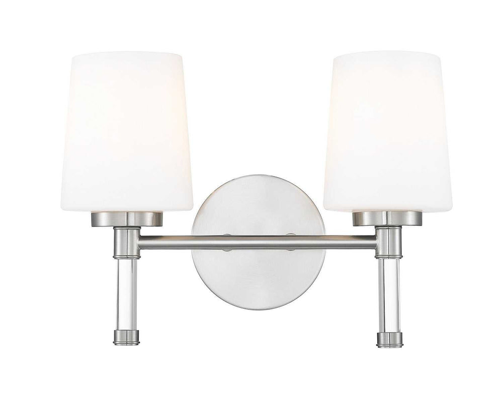 Henri Two Light Vanity in Brushed Nickel Z-Lite Canada