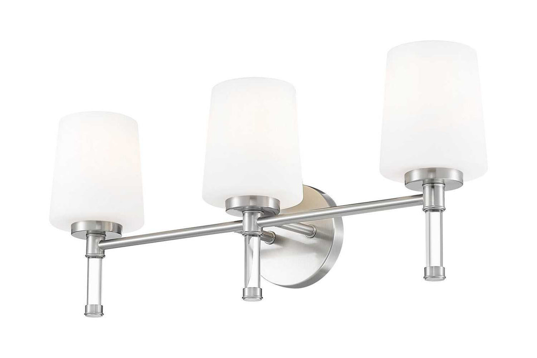 Henri Three Light Vanity in Brushed Nickel Z-Lite Canada