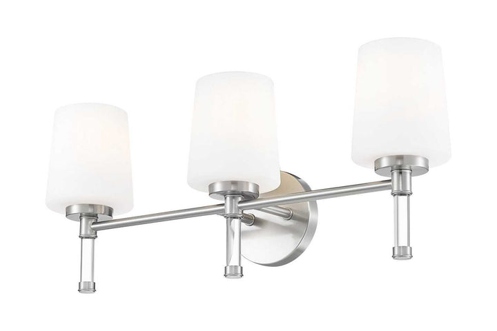 Henri Three Light Vanity in Brushed Nickel Z-Lite Canada