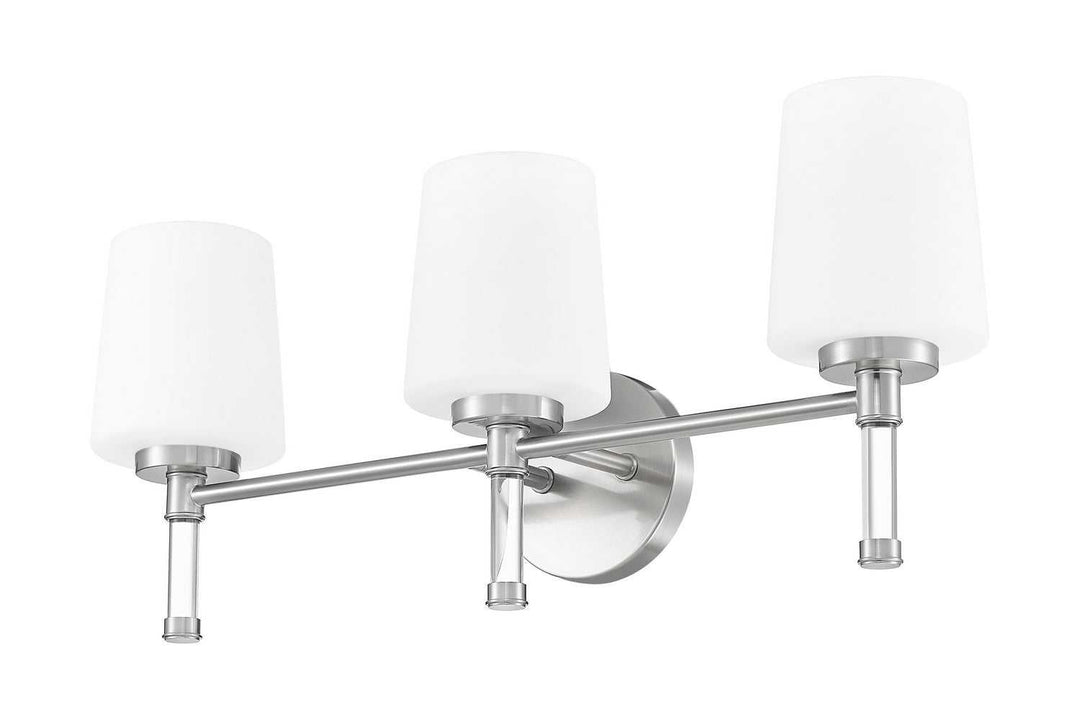 Henri Three Light Vanity in Brushed Nickel Z-Lite Canada
