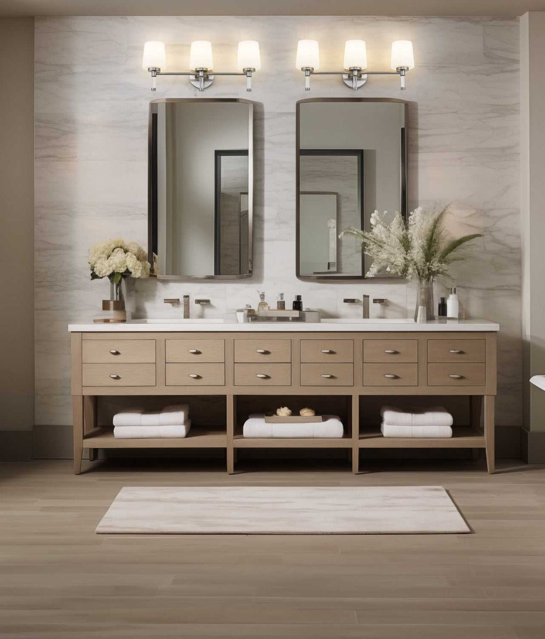 Henri Three Light Vanity in Brushed Nickel Z-Lite Canada