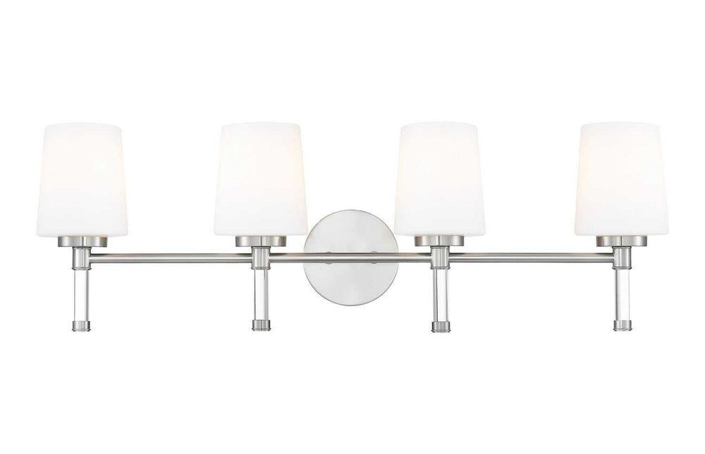 Henri Four Light Vanity in Brushed Nickel Z-Lite Canada