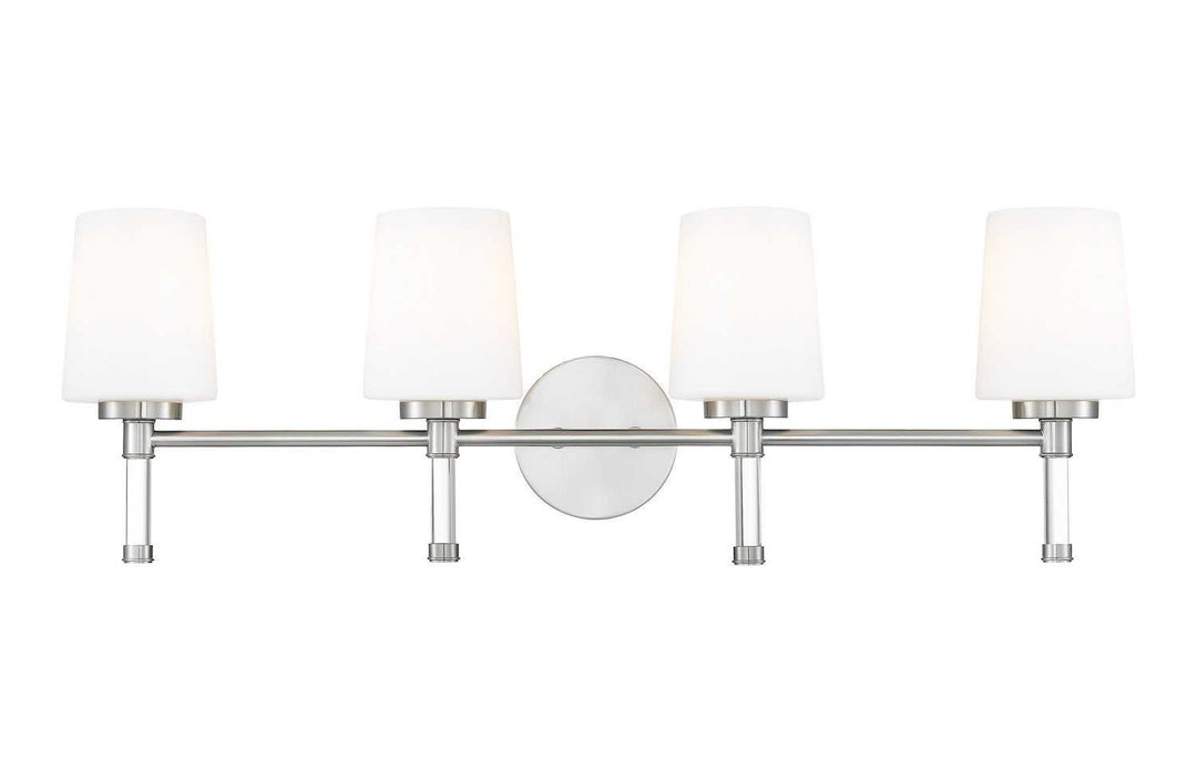 Henri Four Light Vanity in Brushed Nickel Z-Lite Canada