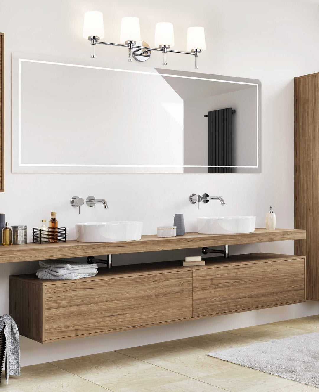 Henri Four Light Vanity in Chrome Z-Lite Canada