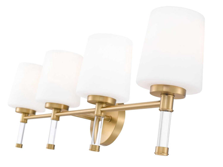 Henri Four Light Vanity in Modern Gold Z-Lite Canada